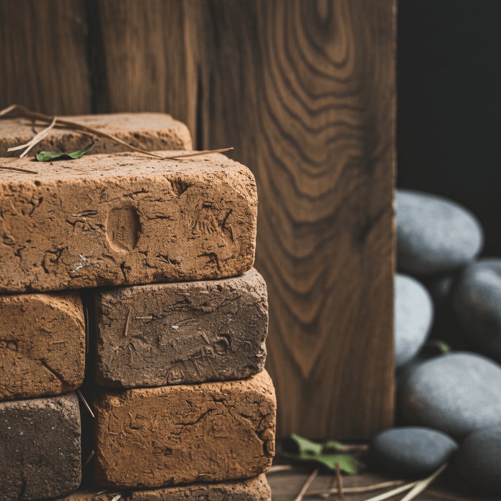 Sustainable building materials including reclaimed wood and natural stone